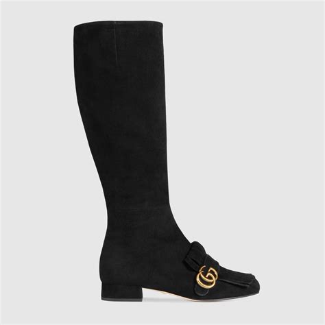 gucci boots women combat boot|Gucci suede tall boots.